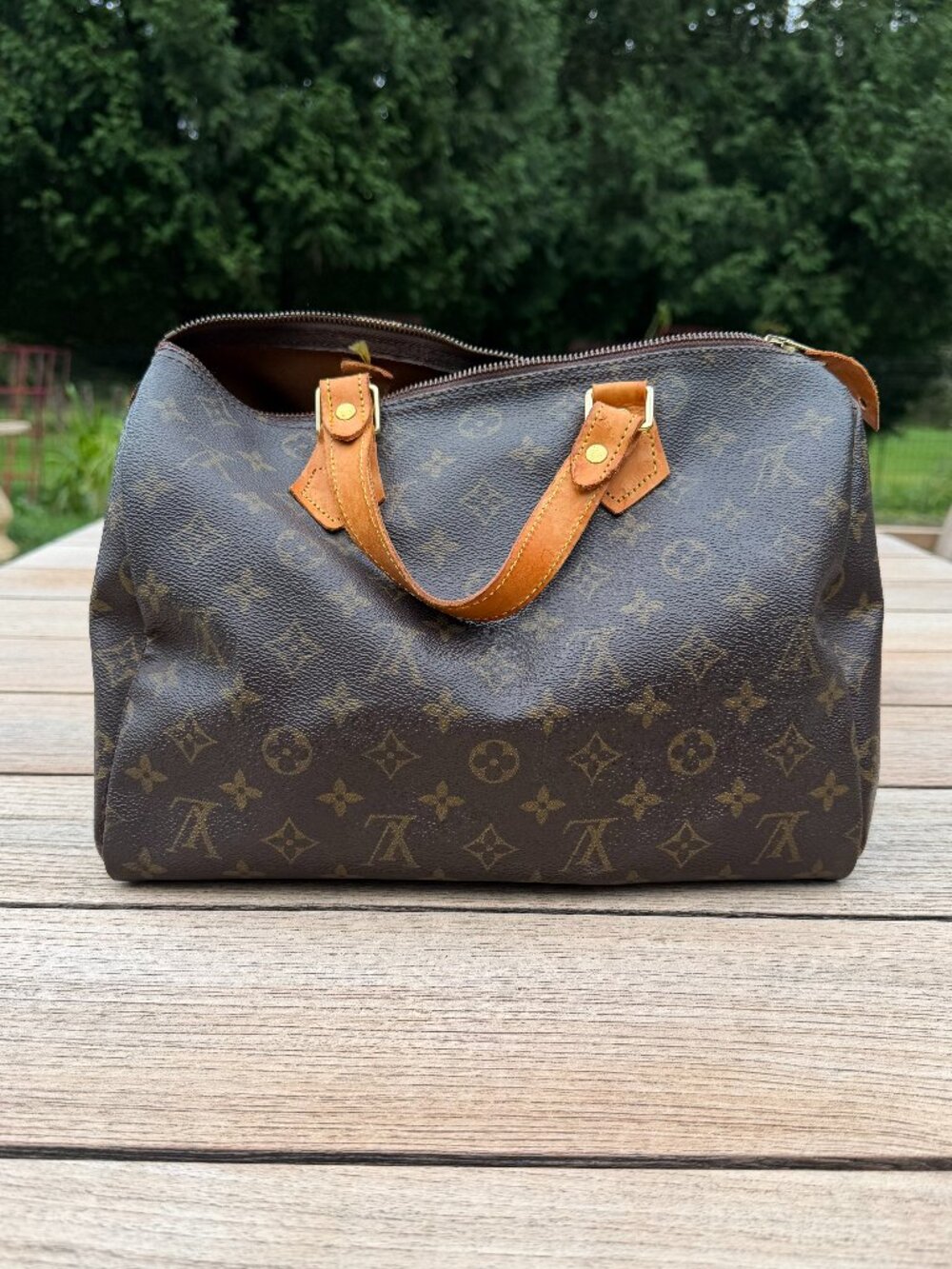 Vintage 1980's Louis Vuitton Monogram Speedy 30 M41526